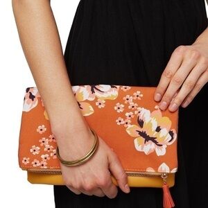 Rachel Pally Zahara Reversible Vegan Leather Clutch